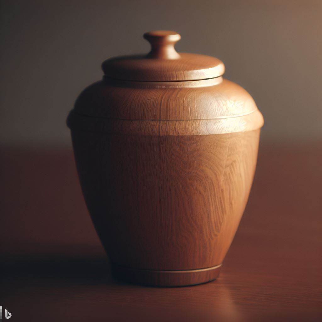 Деревянная урна для праха